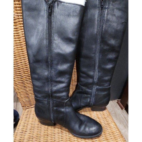 Naturalizer Womens Black Leather‎ Knee High Riding Walking Boots Size 6.5 US - Picture 6 of 8